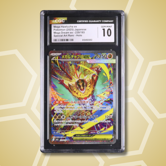 2025 Pokemon Japanese Mega Hawlucha ex SAR MEGA Dream ex M2a #239 CGC 10