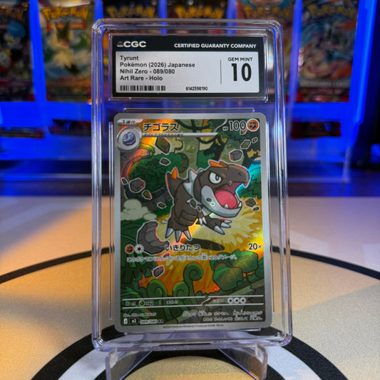 Tyrunt (AR Holo) - 2026 Nihil Zero #089/080 - CGC 10 - Cert 6142598190
