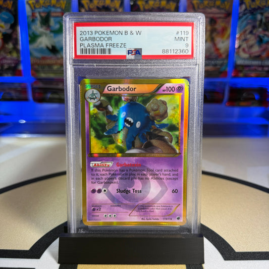 Garbodor – Plasma Freeze #119 – PSA 9 – Cert 88112360