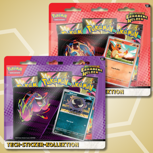 Erhabene Helden Tech-Sticker-Kollektion (DE)