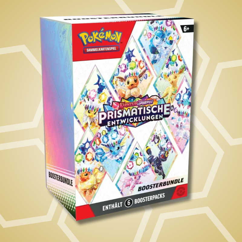Karmesin & Purpur - Prismatische Entwicklungen: Booster Bundle (DE)