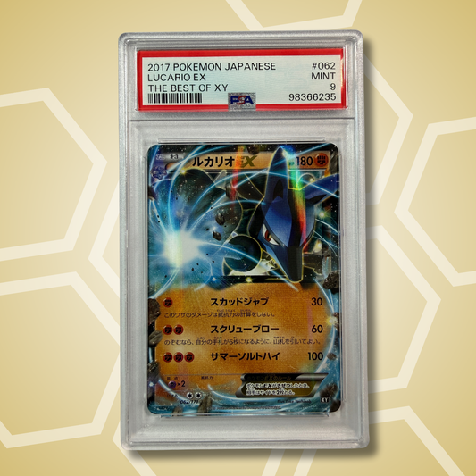 Lucario EX The Best of XY JP PSA 9 2017