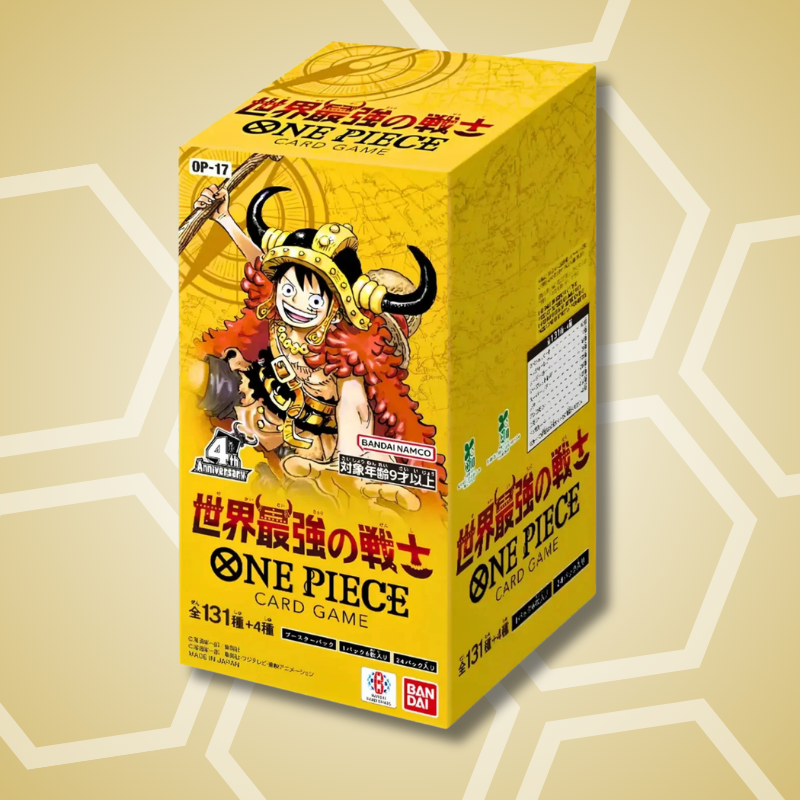 One Piece OP 17 The World's Strongest Warriors Booster Display japanisch