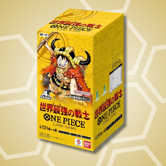 One Piece OP 17 The World's Strongest Warriors Booster Display japanisch