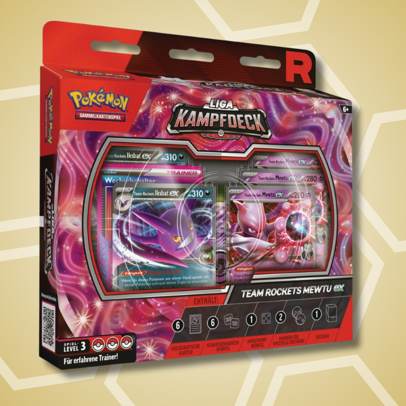 Pokemon Team Rockets Mewtu EX Liga Kampfdeck (DE)