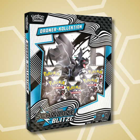 Schwarze Blitze - Ordner Kollektion
