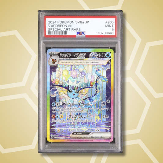 Vaporeon ex SAR Terastal Festival ex JP PSA 9 2024