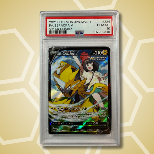 Zeraora V Character Super Rare VMax Climax JP PSA 10 2021